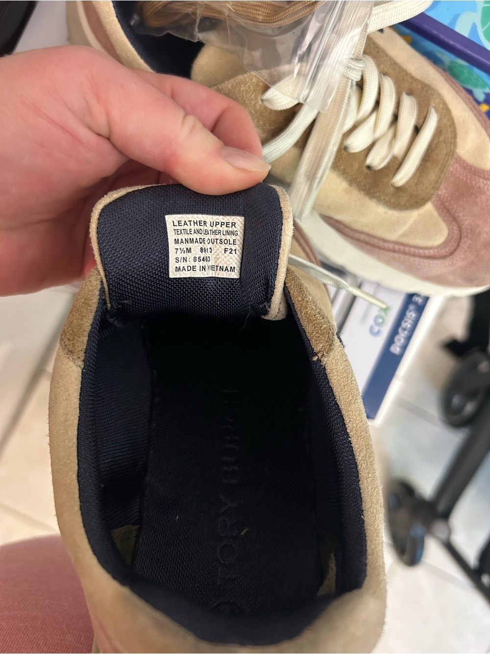 Tory Burch Suede Sneakers 7.5 - Picture 8 of 8